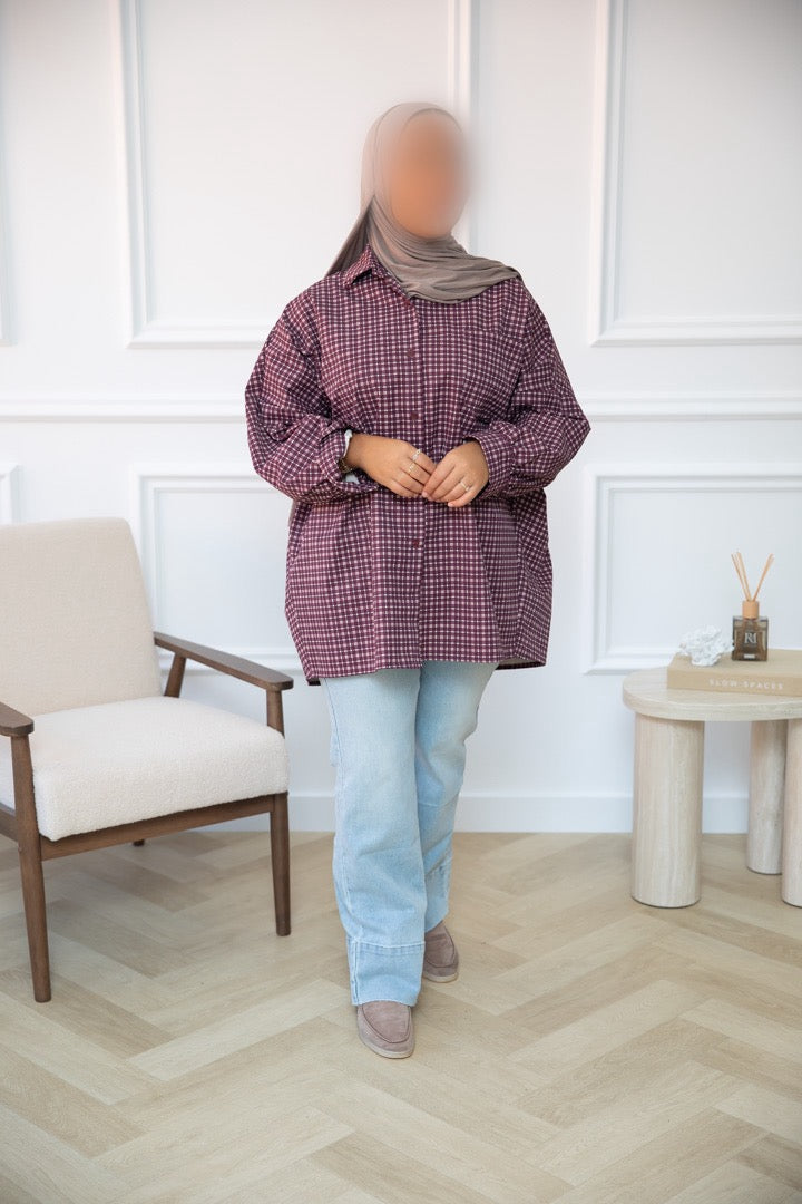 TRENCH BLOUSE PURPLE