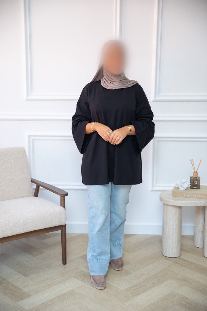 PREMIUM COTTON TOP BLACK