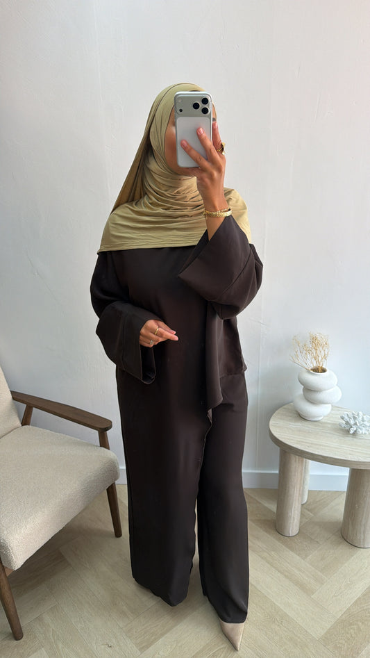 TWINSET PANTALON BROWN