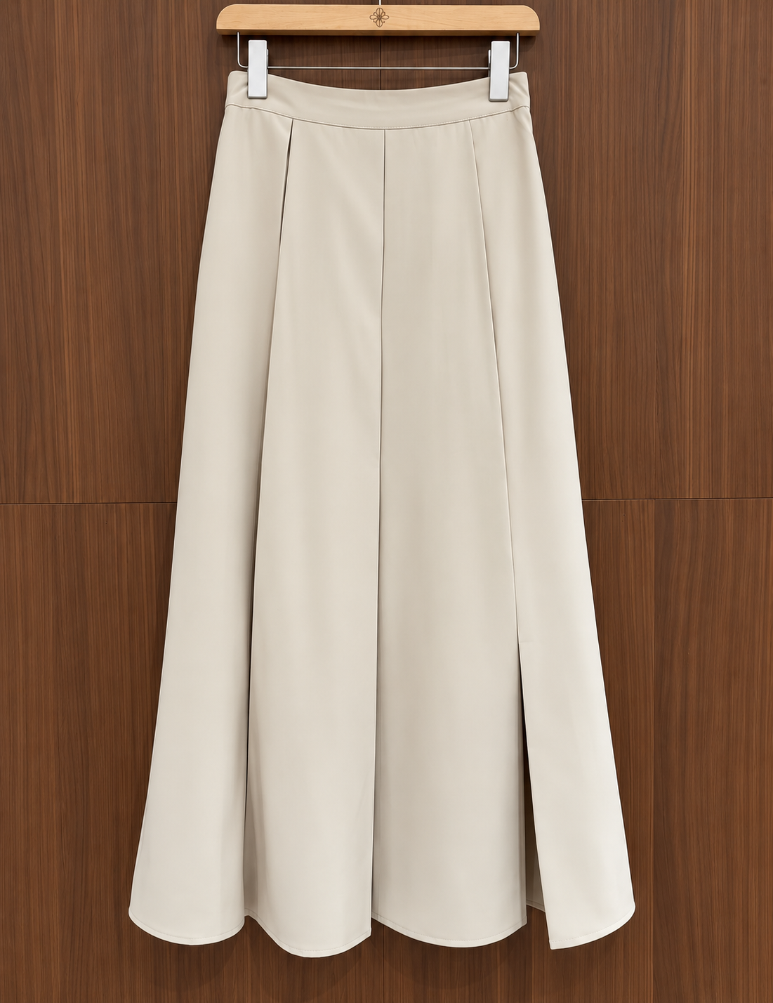A-LINE SKIRT BEIGE