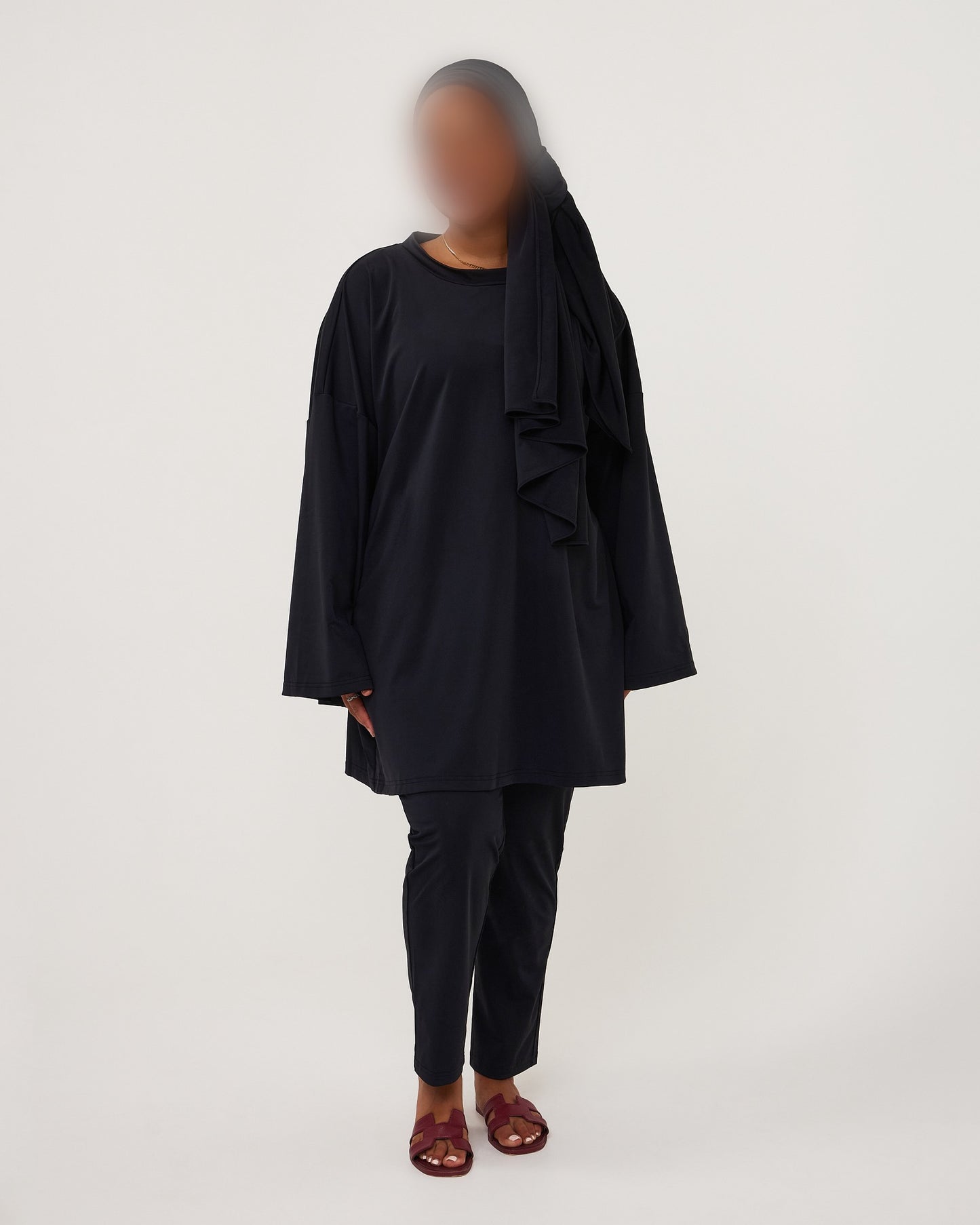 OVERSIZED BURKINI LEGGING BLACK