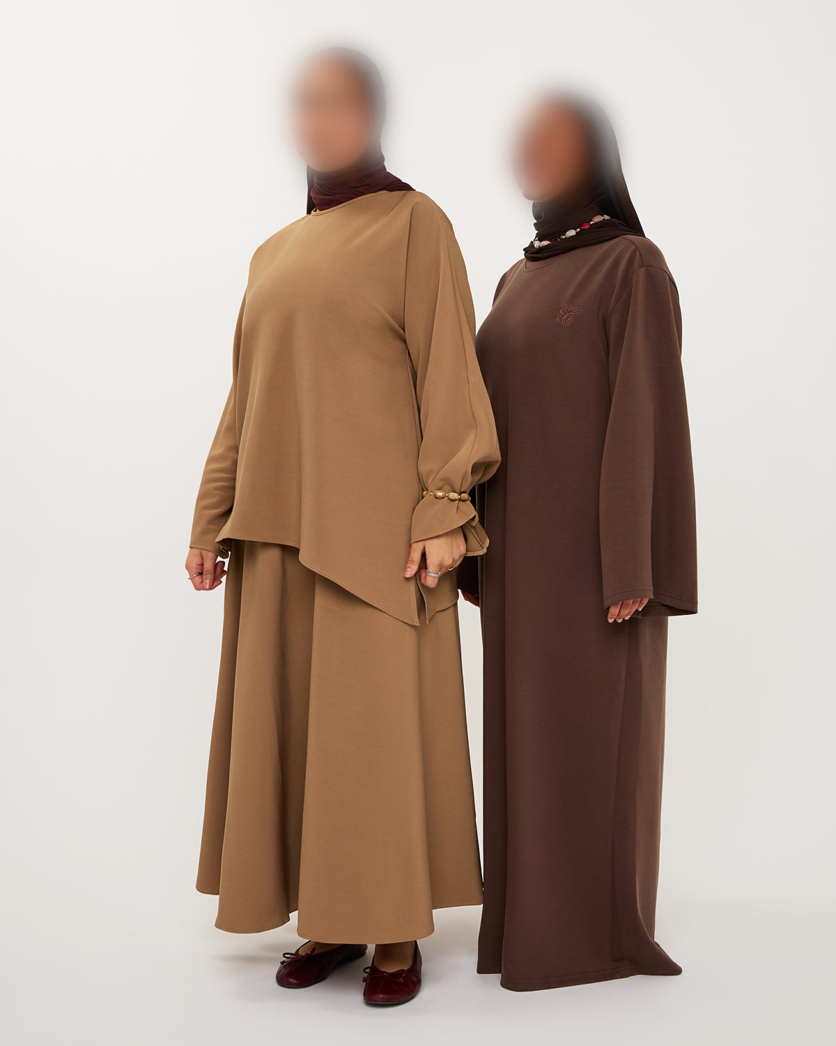 ESSENTIAL SKIRT SET CAMEL