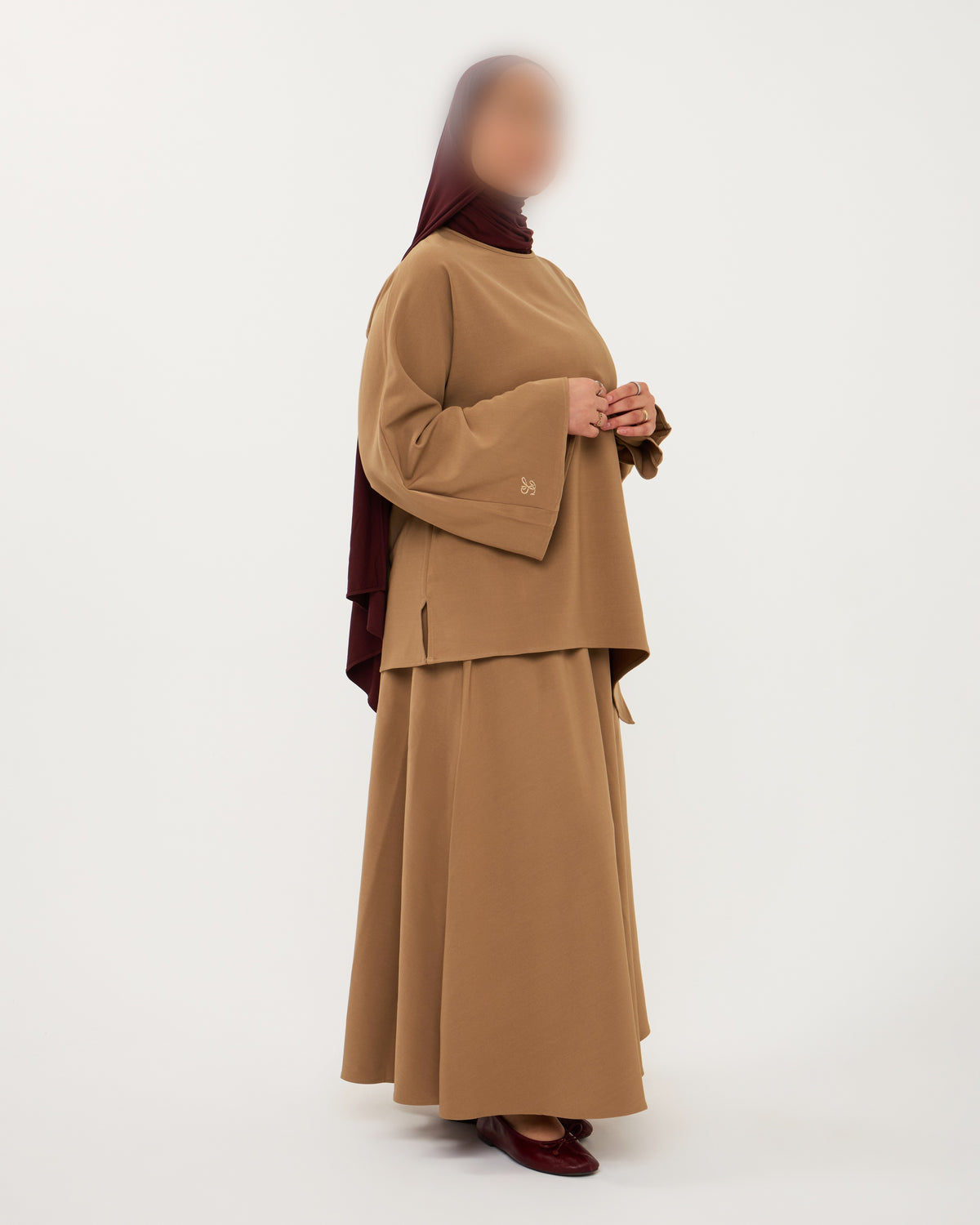 ESSENTIAL SKIRT SET CAMEL