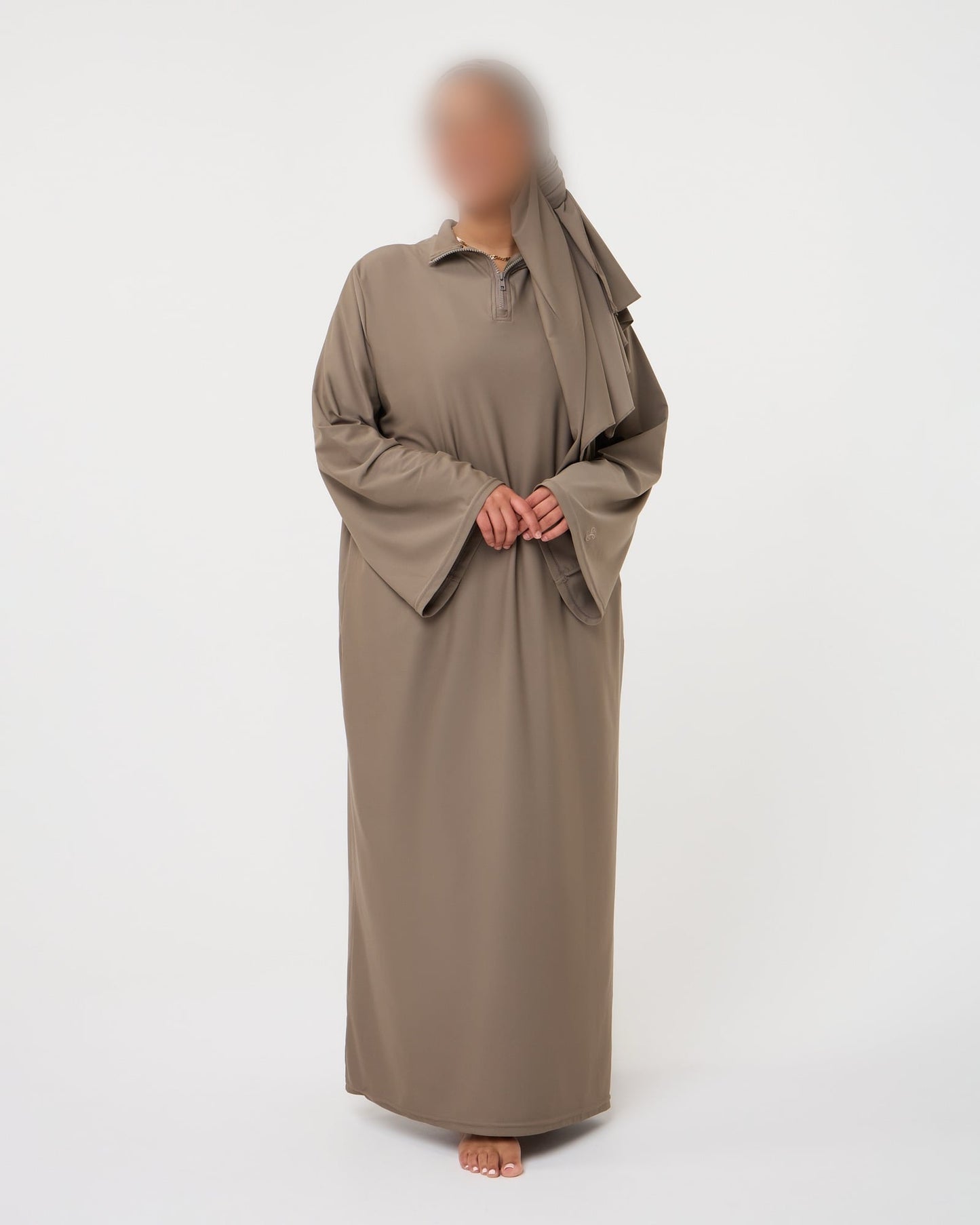 MAXI BURKINI TAUPE