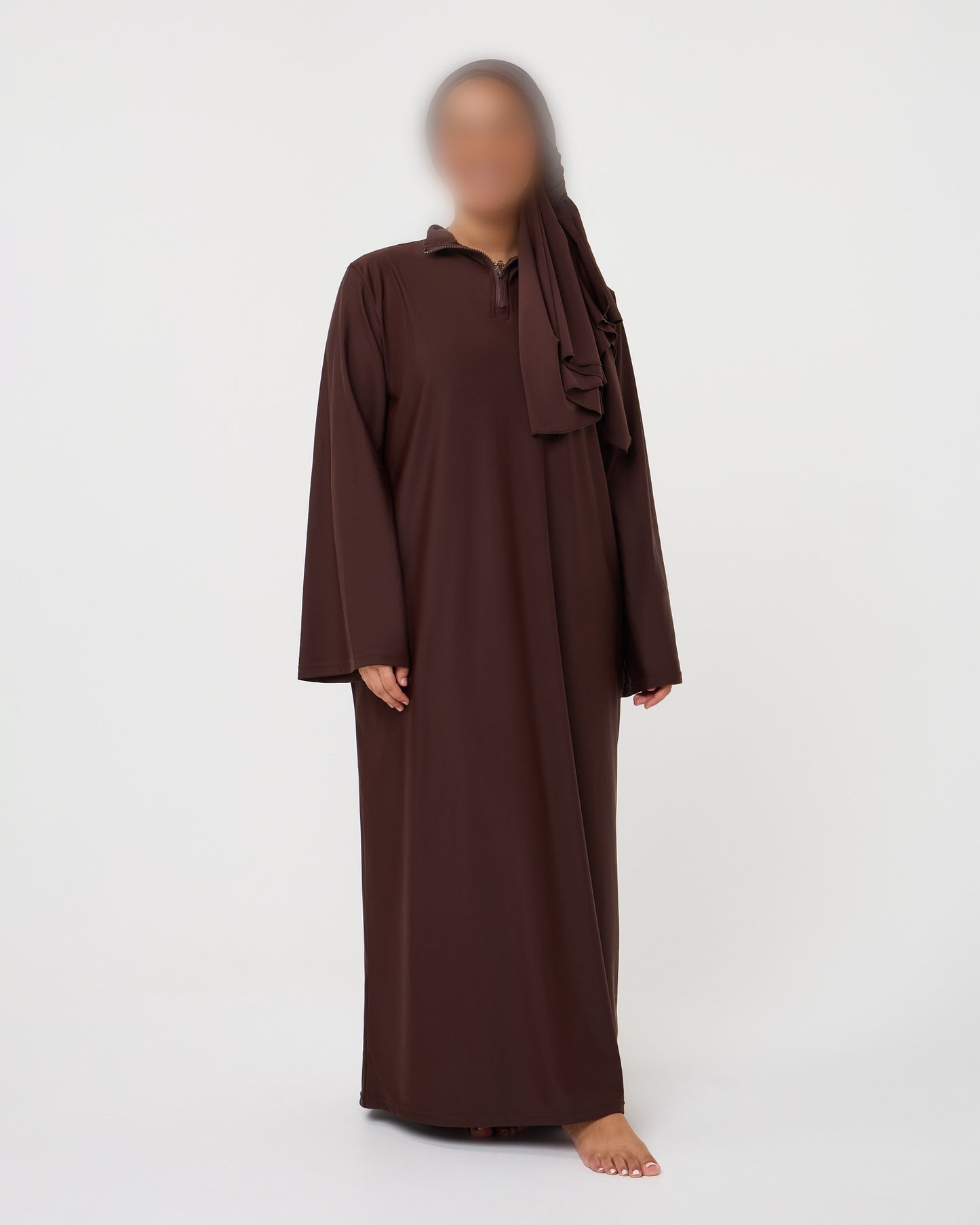 MAXI BURKINI DARKBROWN