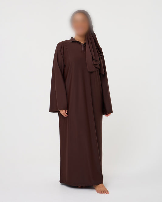 MAXI BURKINI DARKBROWN