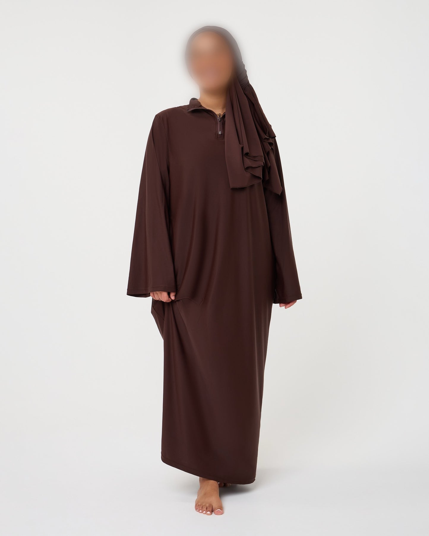 MAXI BURKINI DARKBROWN