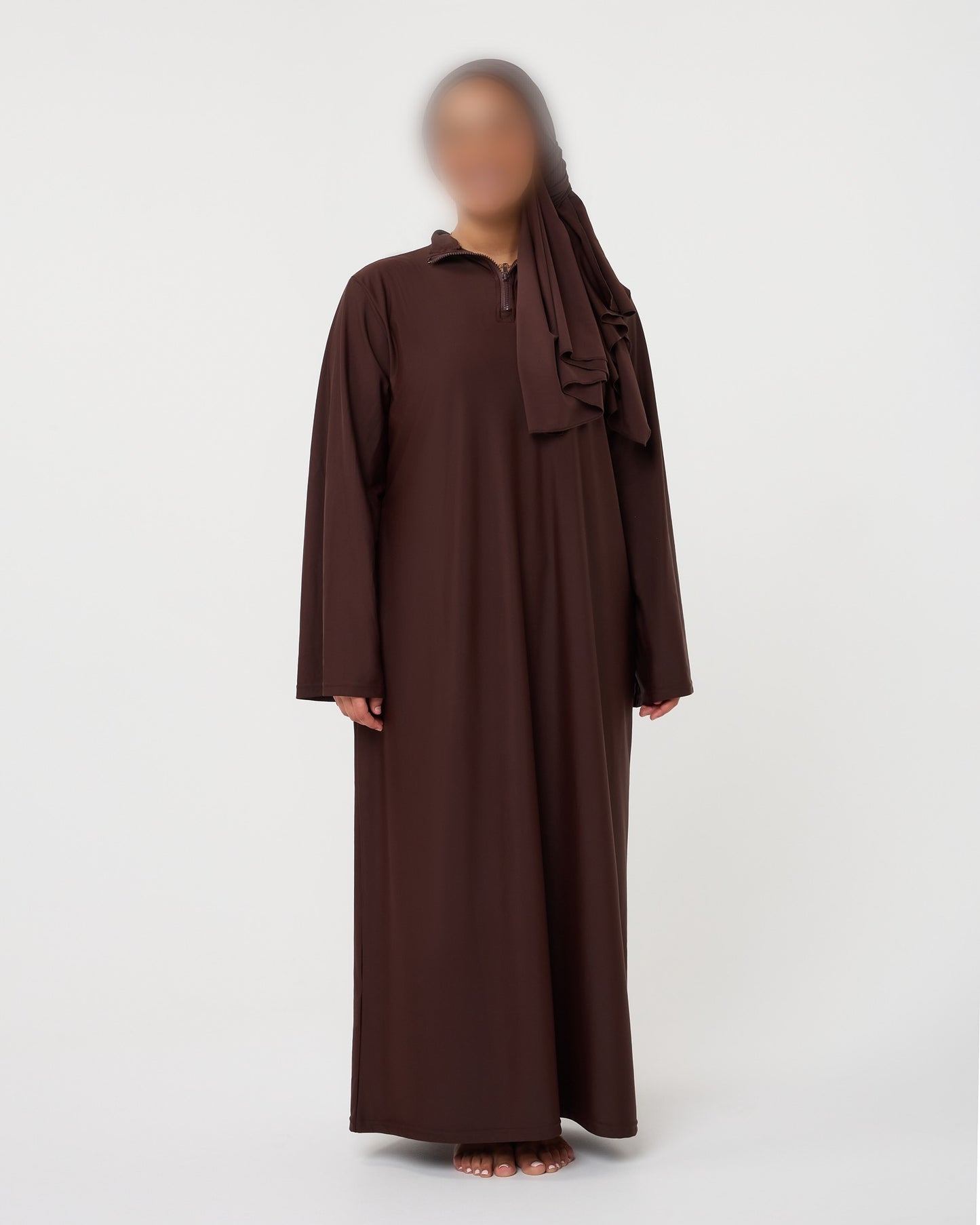 MAXI BURKINI DARKBROWN