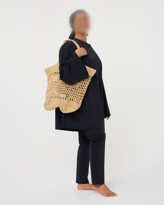 OVERSIZED LEGGING BURKINI BLACK