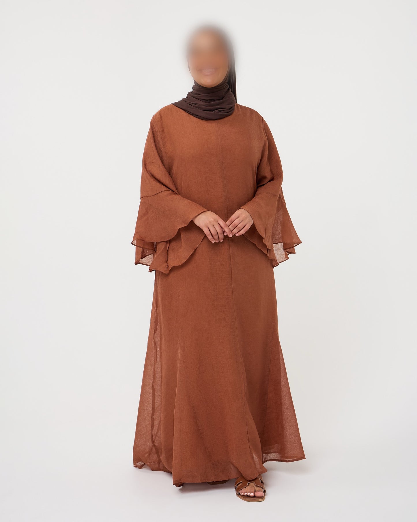 MAXI DRESS SAFFIYA'S RUSTIC BROWN