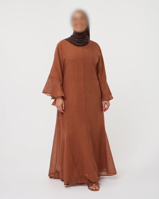 MAXI DRESS SAFFIYA'S RUSTIC BROWN