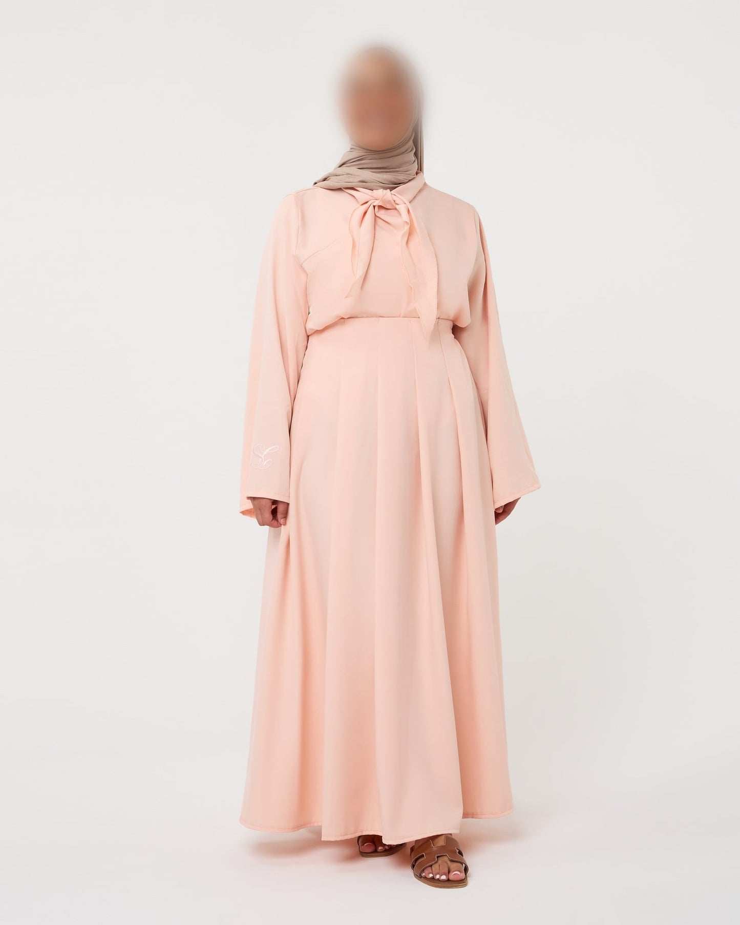 SKIRT SET PEACH