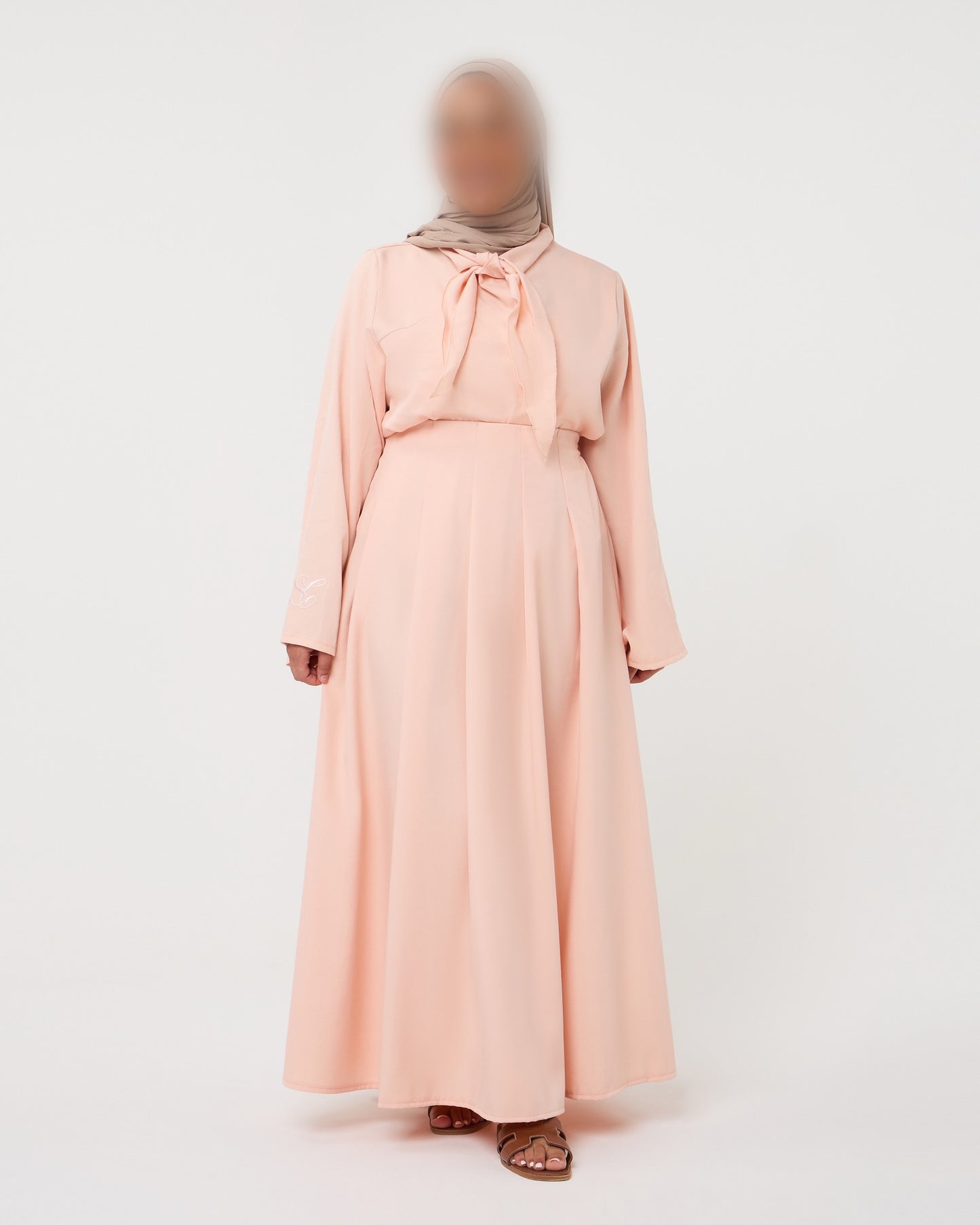 SKIRT SET PEACH
