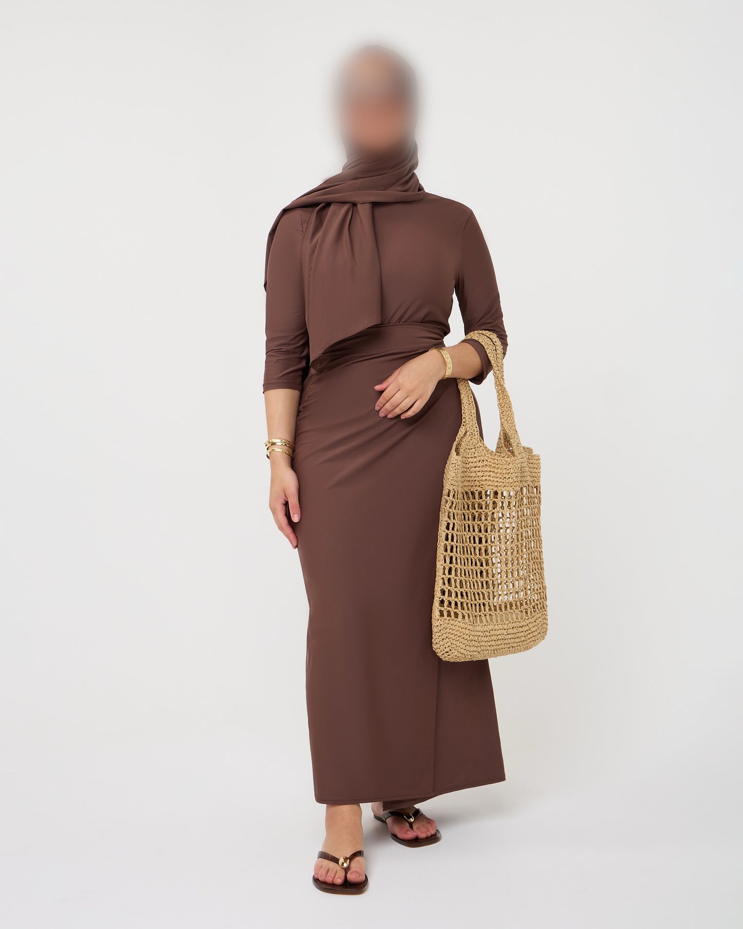 SKIRT SET BURKINI LIGHTBROWN