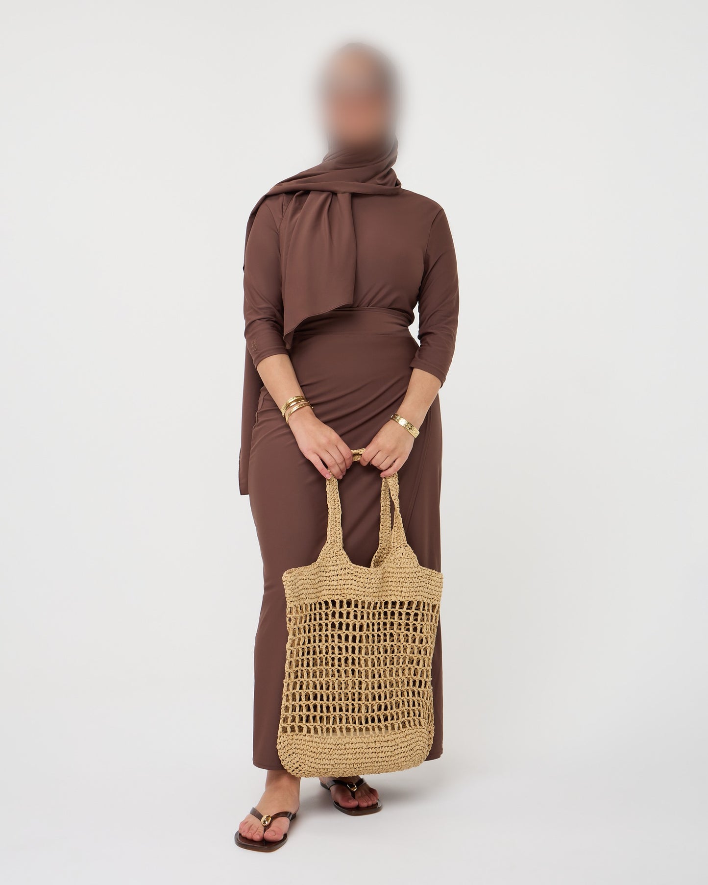 SKIRT SET BURKINI LIGHTBROWN