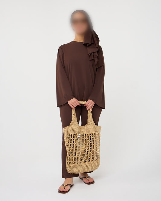 PANTALON BURKINI DARKBROWN