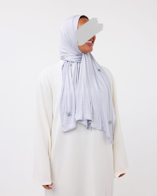 COTTON JERSEY HANDCRAFT LIGHTGREY