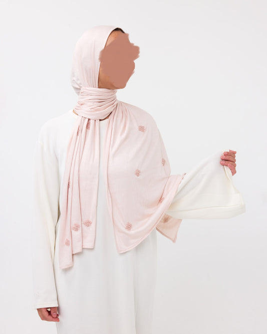 COTTON JERSEY HANDCRAFT BLUSH