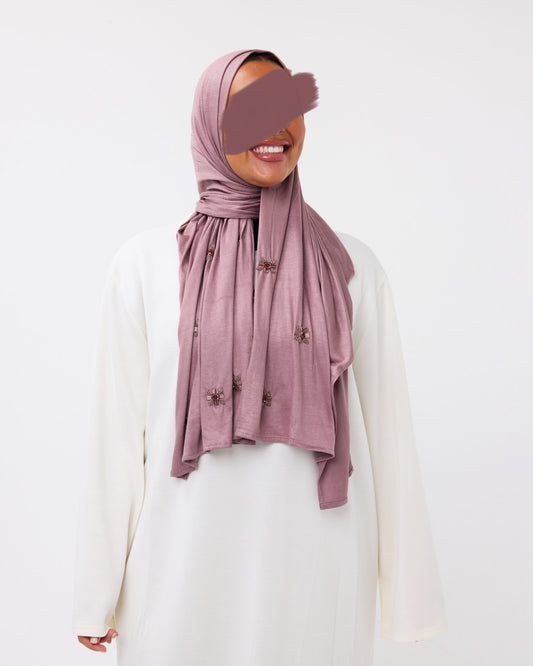 COTTON JERSEY HANDCRAFT PURPLE #15