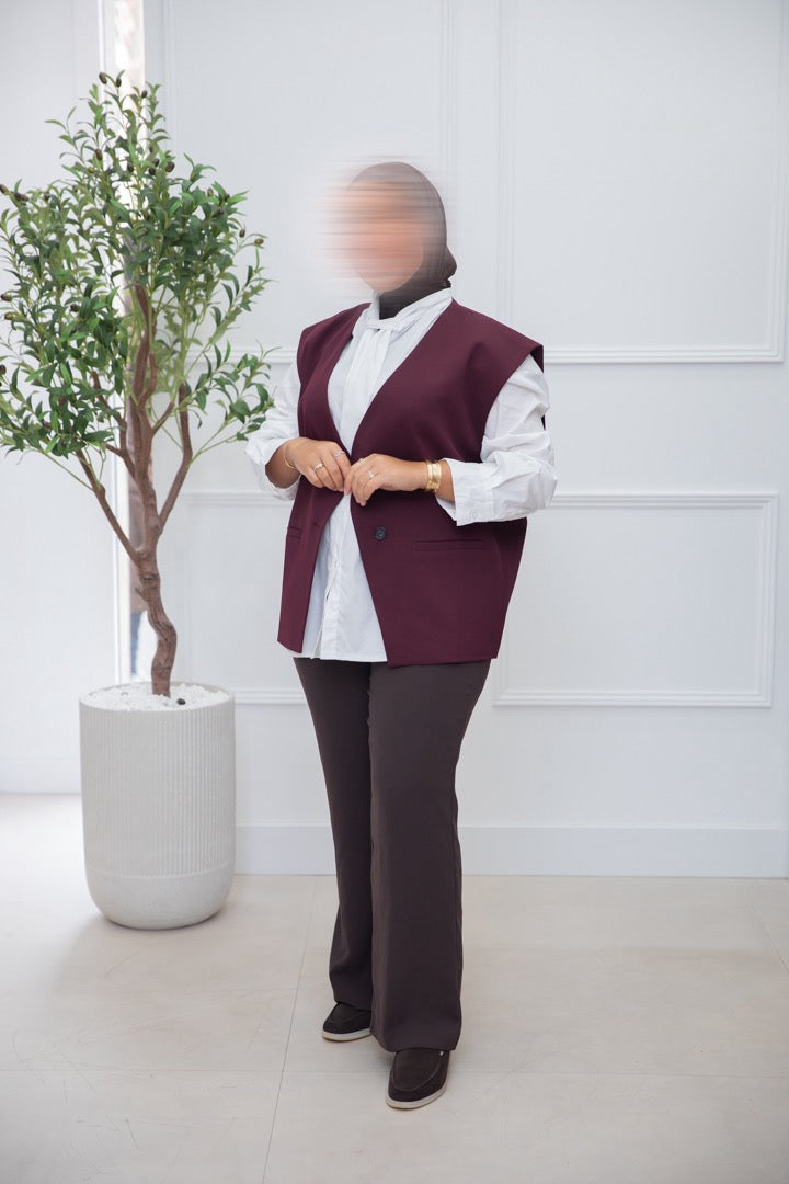 GILET BORDEAUX