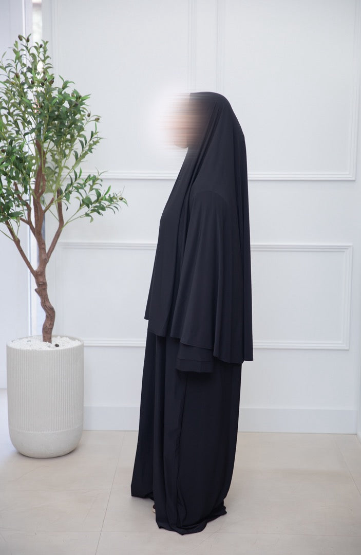 PREMIUM JERSEY DRESS GHIMAAR BLACK