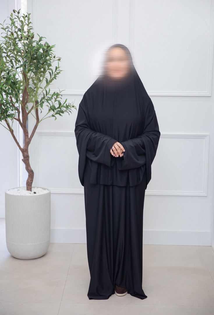 PREMIUM JERSEY DRESS GHIMAAR BLACK