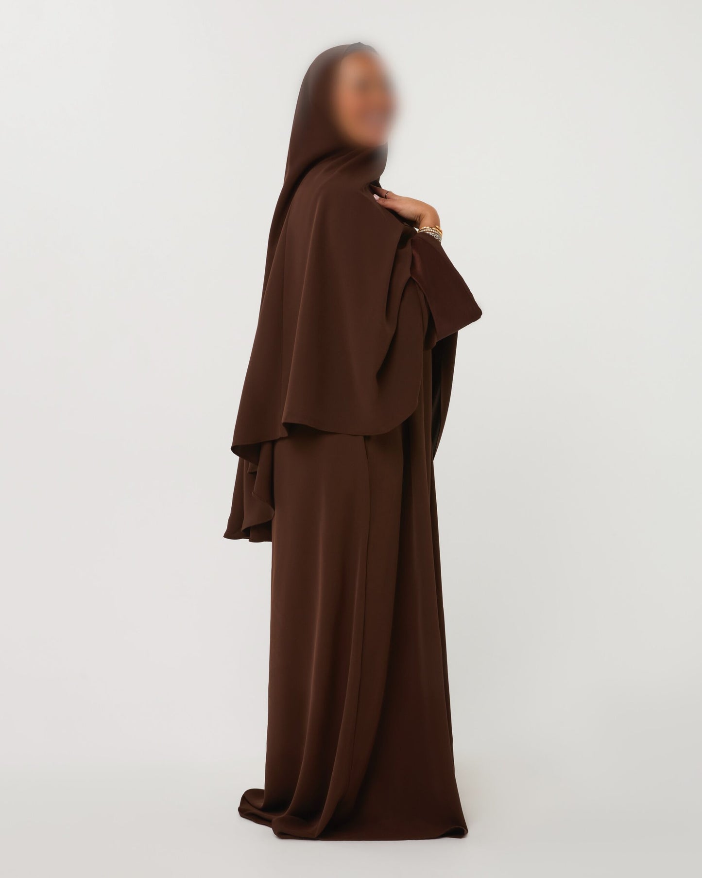 LIGHTWEIGHT ABAYA GHIMAARSET BROWN