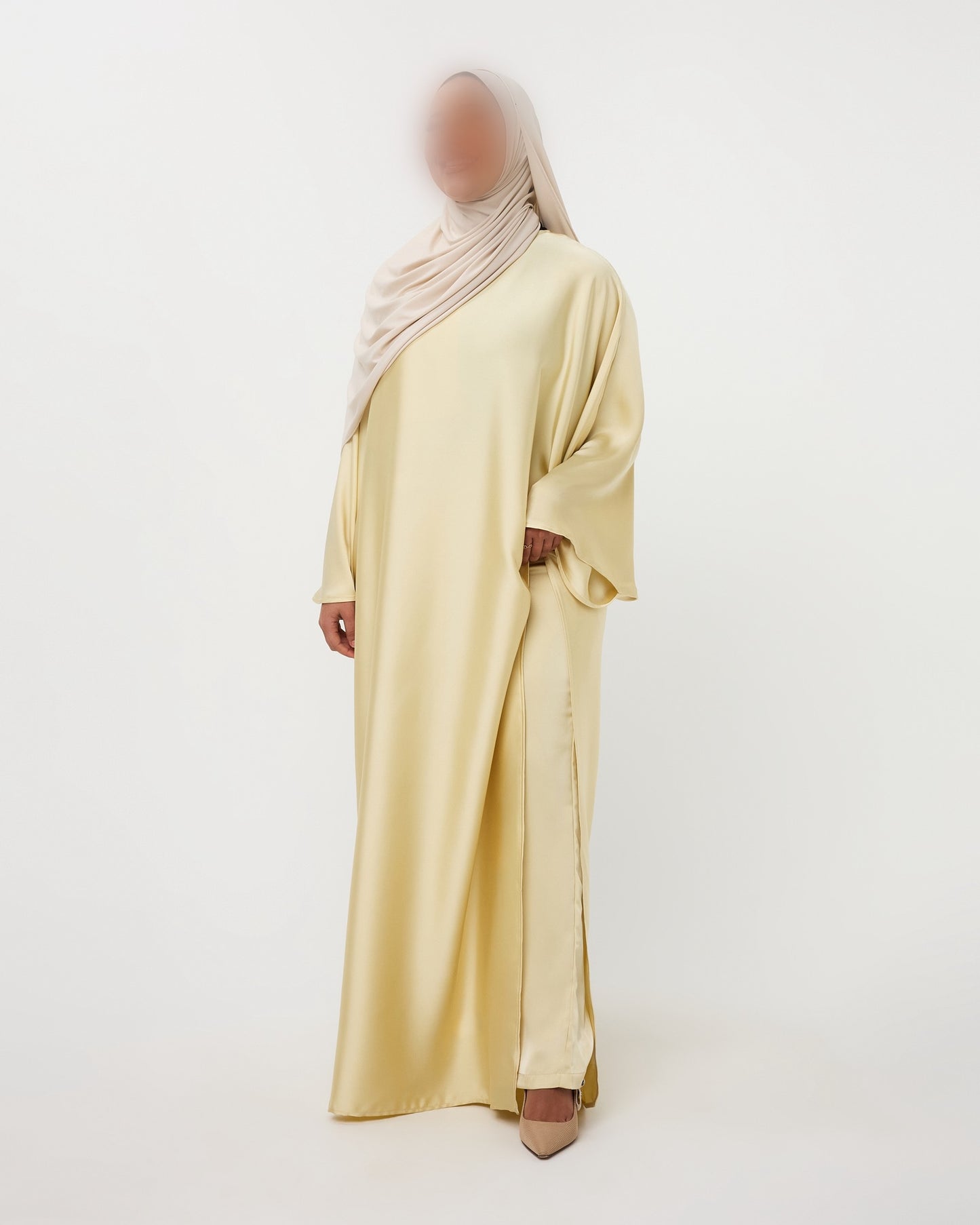 KAFTANDRESS WITH PANTS YELLOW
