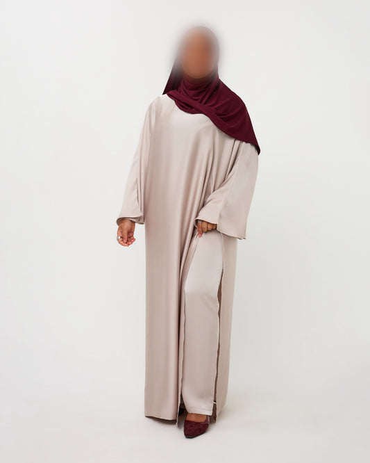 KAFTANDRESS WITH PANTS BEIGE