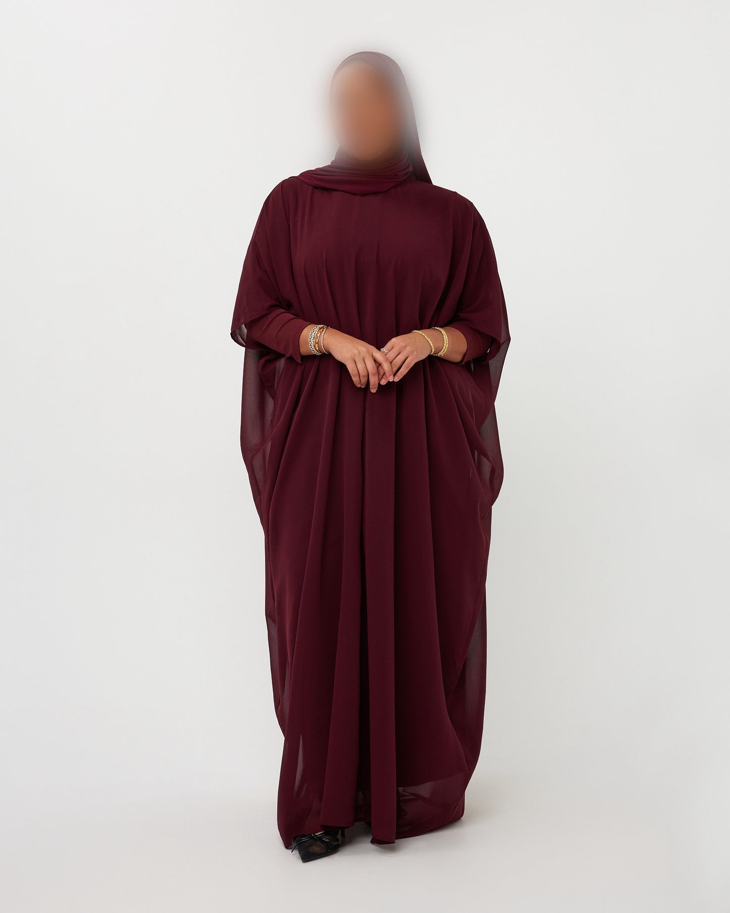 CAPEDRESS CHIFFON CHERRY