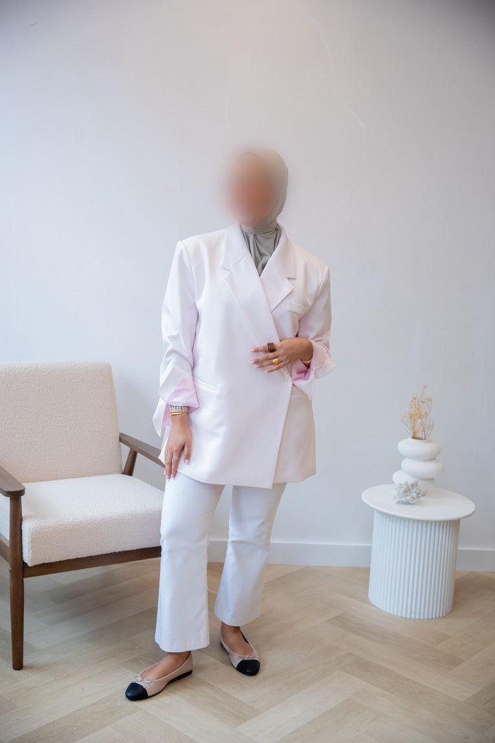BLAZER MET SPLIT LICHTROZE