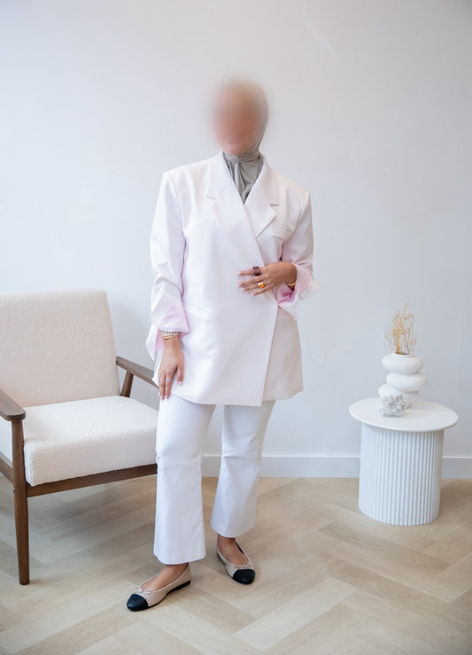 BLAZER MET SPLIT LICHTROZE