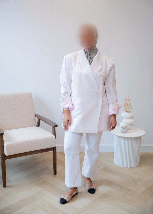 BLAZER MET SPLIT LICHTROZE