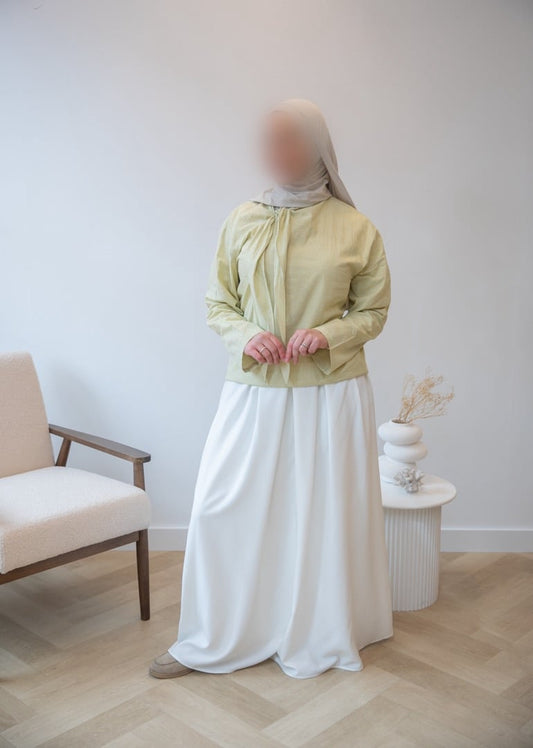 COTTON BLOUSE GREEN