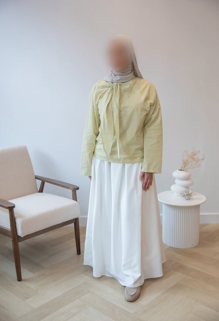COTTON BLOUSE GREEN