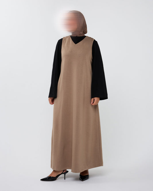 TANKDRESS TAUPE