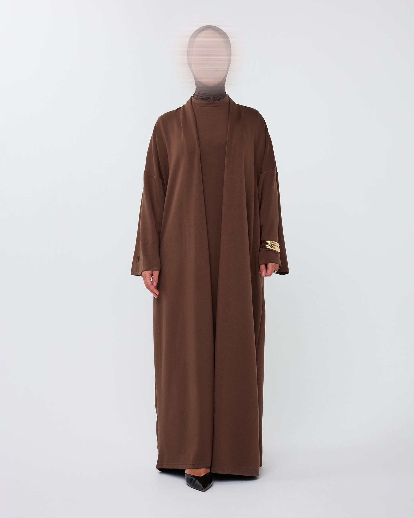 JERSEY SET DARKBROWN
