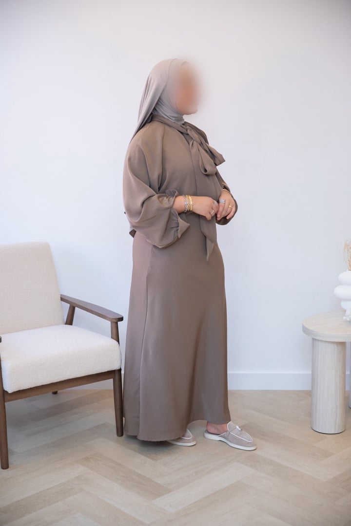 SKIRT SET BROWN