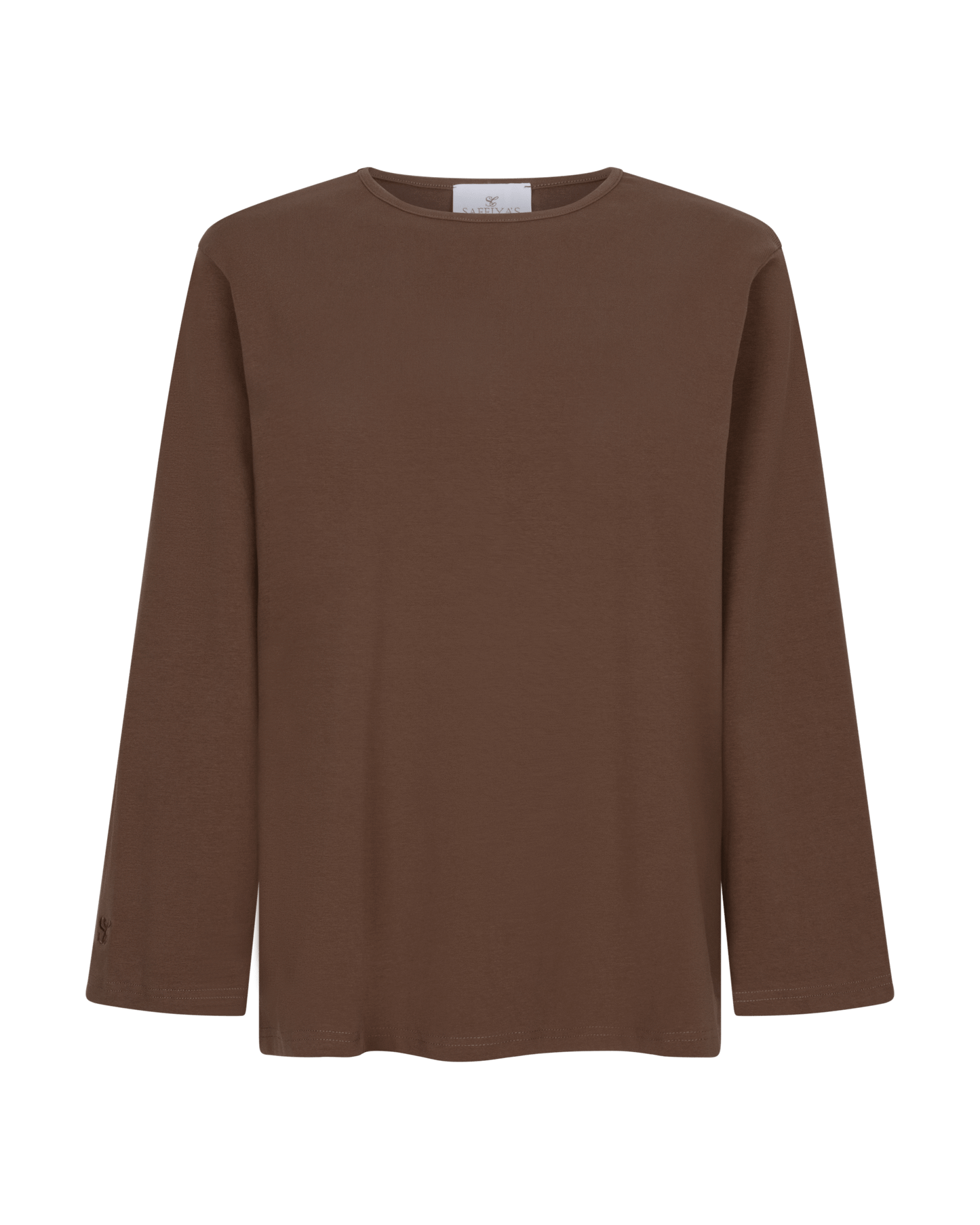 OVERSIZED TOP DARKBROWN