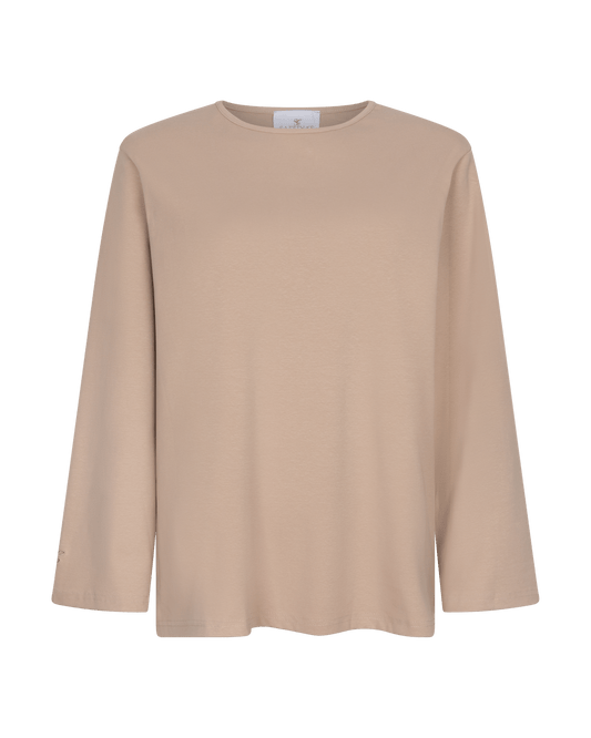 OVERSIZED TOP TAUPE