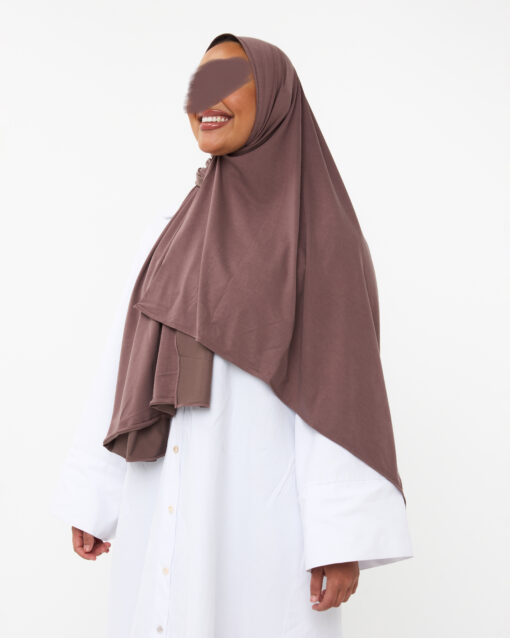 BREATHABLE MODAL JERSEY DARKMAUVE