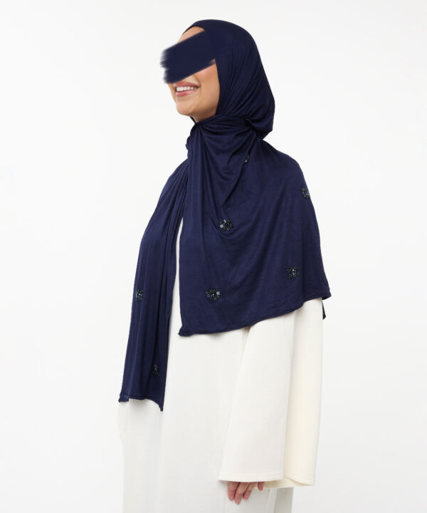 COTTON STONE JERSEY NAVYBLUE
