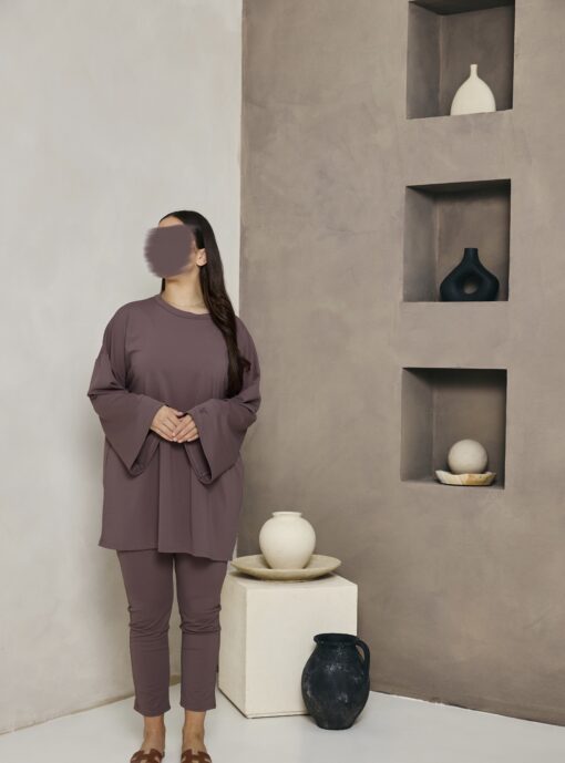 PREMIUM OVERSIZED BURKINI ASHBROWN