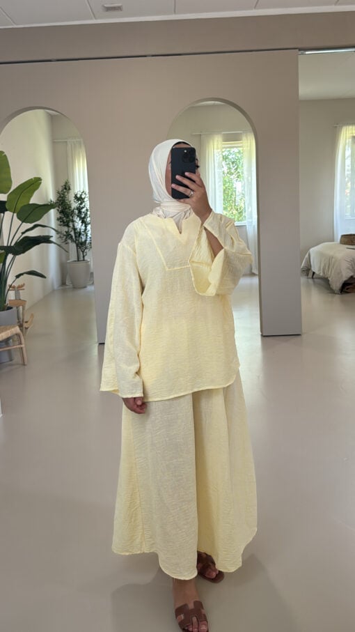 LINEN SET YELLOW