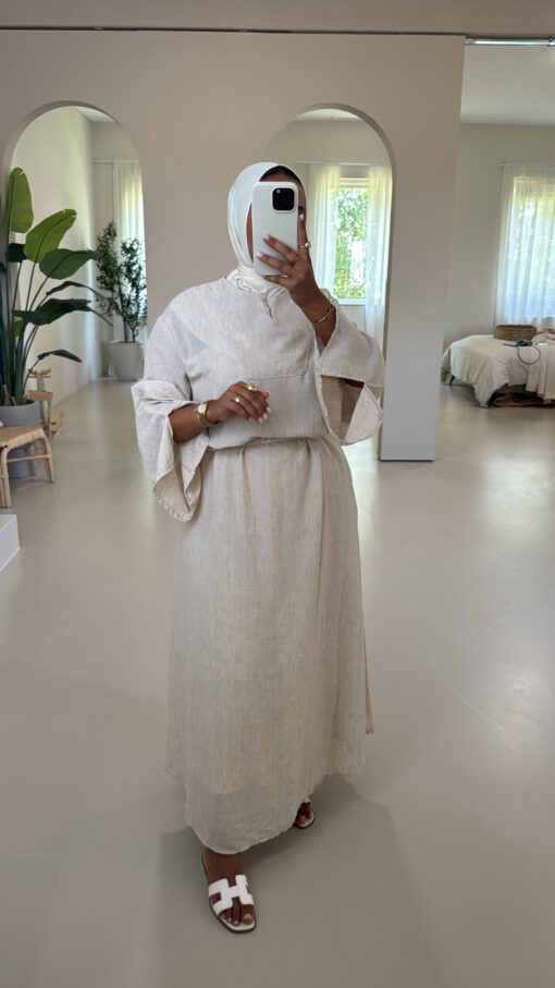 LINEN SET BEIGE