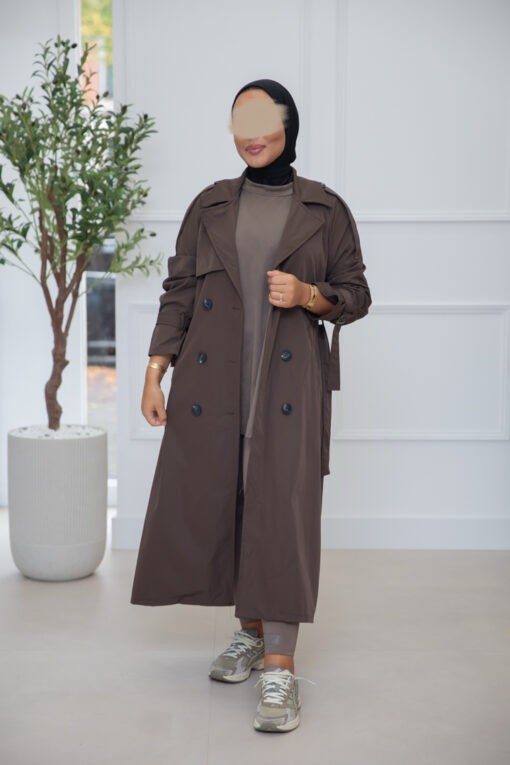TRENCHCOAT DARKBROWN