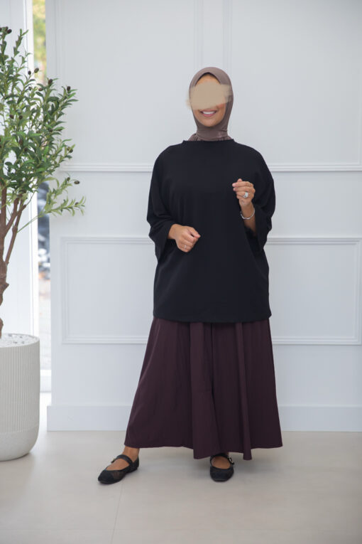 OVERSIZED T-SHIRT BLACK - Afbeelding 2
