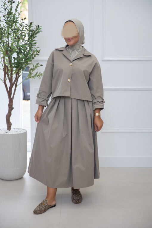 TRENCHCOAT SET TAUPE - Afbeelding 3