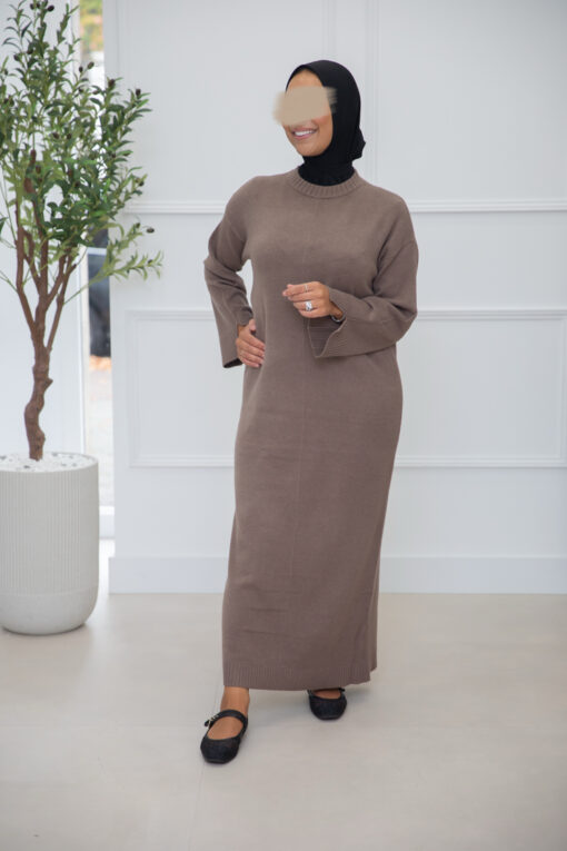 SWEATERDRESS MET SPLIT - Afbeelding 2
