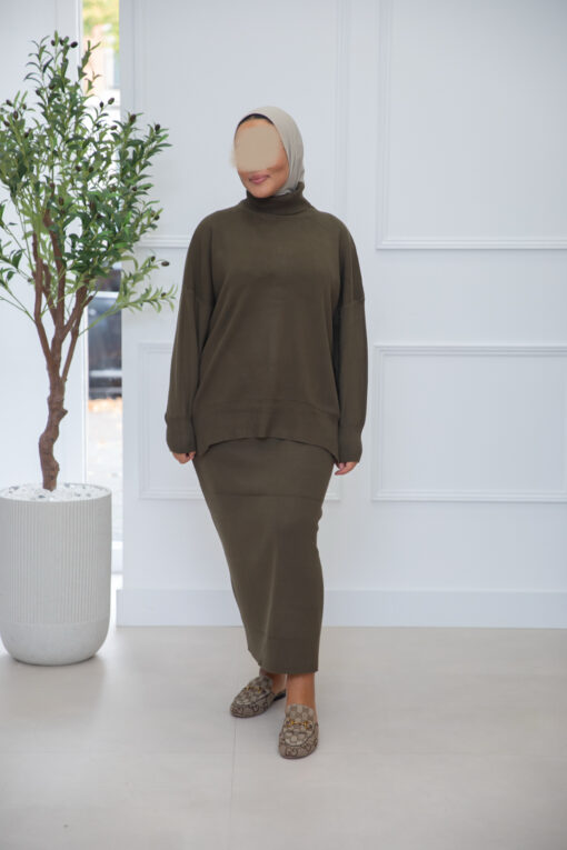 SKIRT SET KHAKI